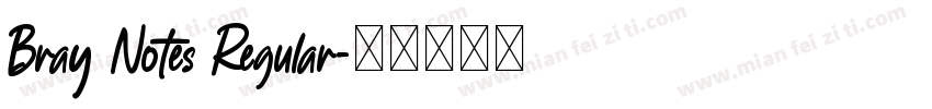 Bray Notes Regular字体转换